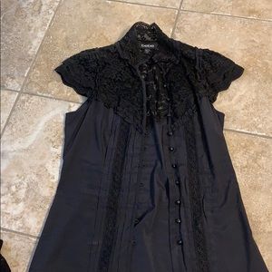 Cute Bebe dress silky top